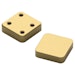 A product image of Glorious GMMK Numpad Blank Badge - Gold