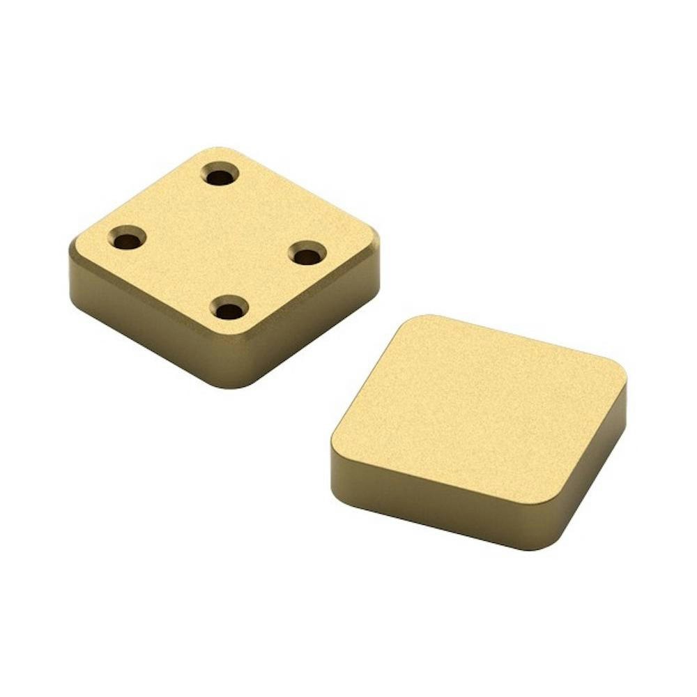 A large main feature product image of Glorious GMMK Numpad Blank Badge - Gold