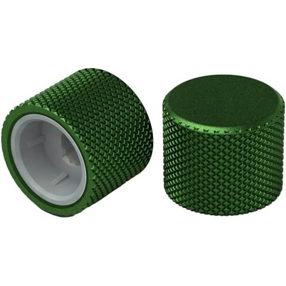 A large main feature product image of Glorious GMMK PRO Rotary Knob - Forest Green