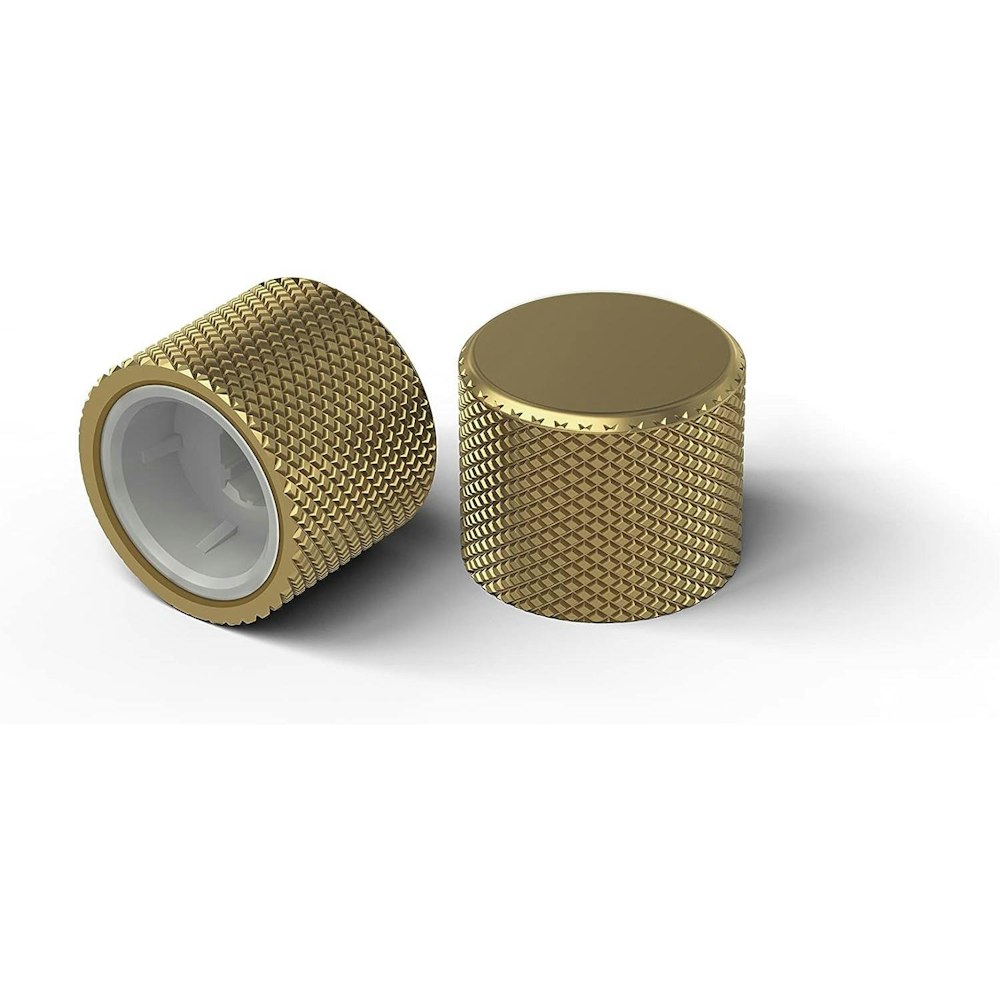 A large main feature product image of Glorious GMMK PRO Rotary Knob - Gold