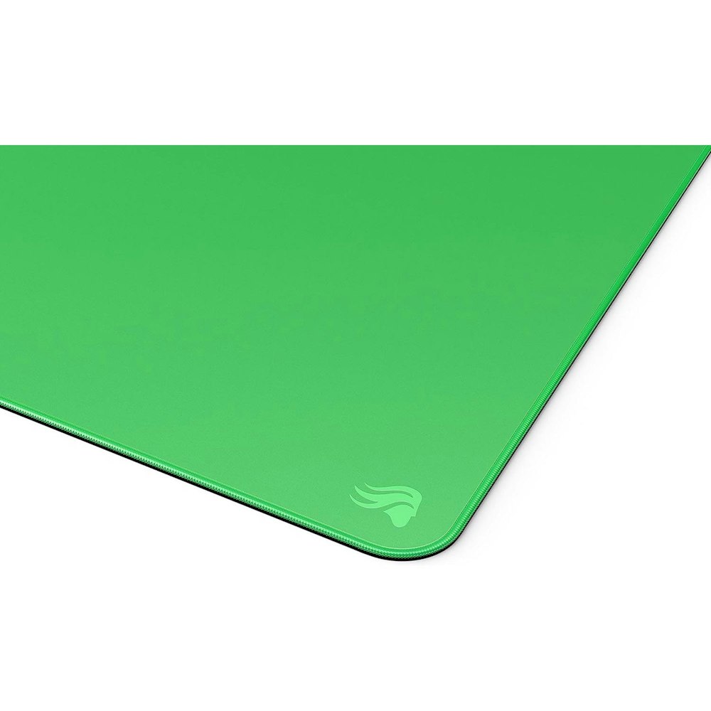 A large main feature product image of Glorious Chroma Key Green Screen Gaming Mousemat