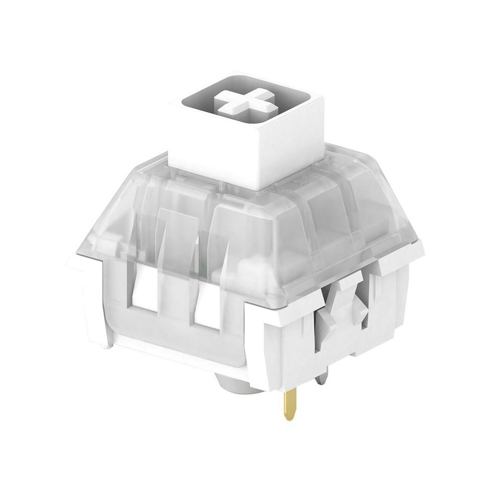A large main feature product image of Glorious Kailh Box White Switch Set (45g Clicky) 120pcs
