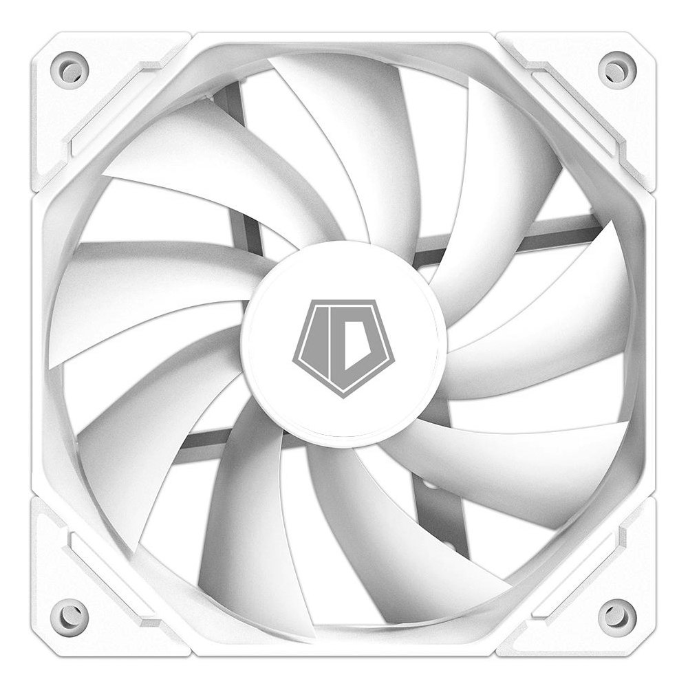 A large main feature product image of ID-COOLING TF Series 120mm ARGB Case Fan Triple Pack - Snow Edition