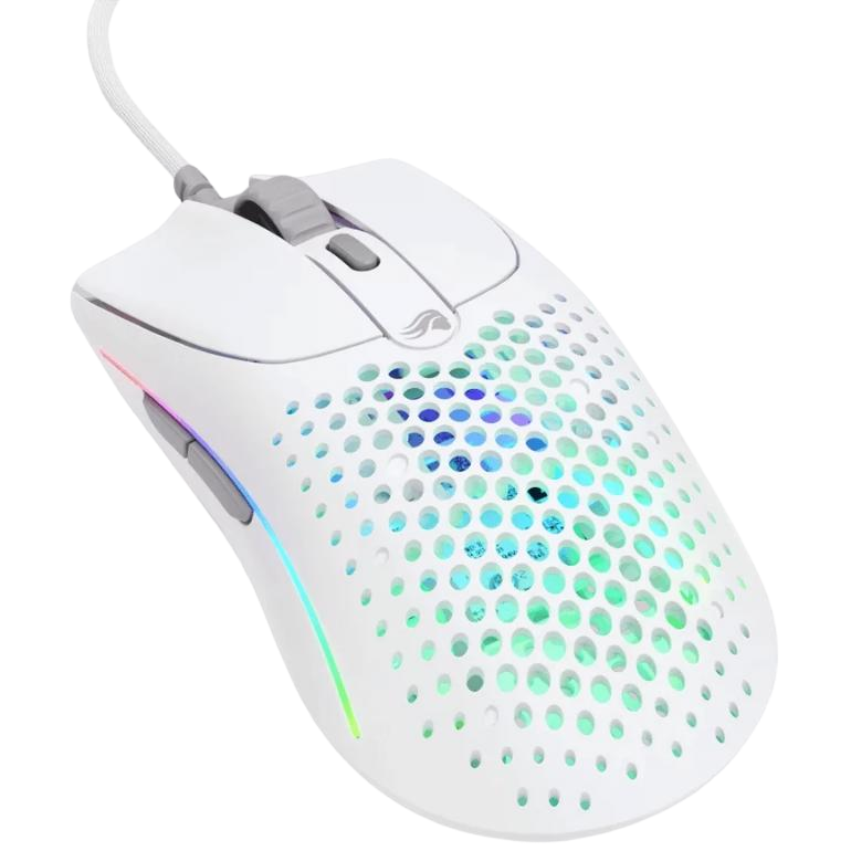 Glorious Model O 2 Ambidextrous Wired Gaming Mouse - Matte White
