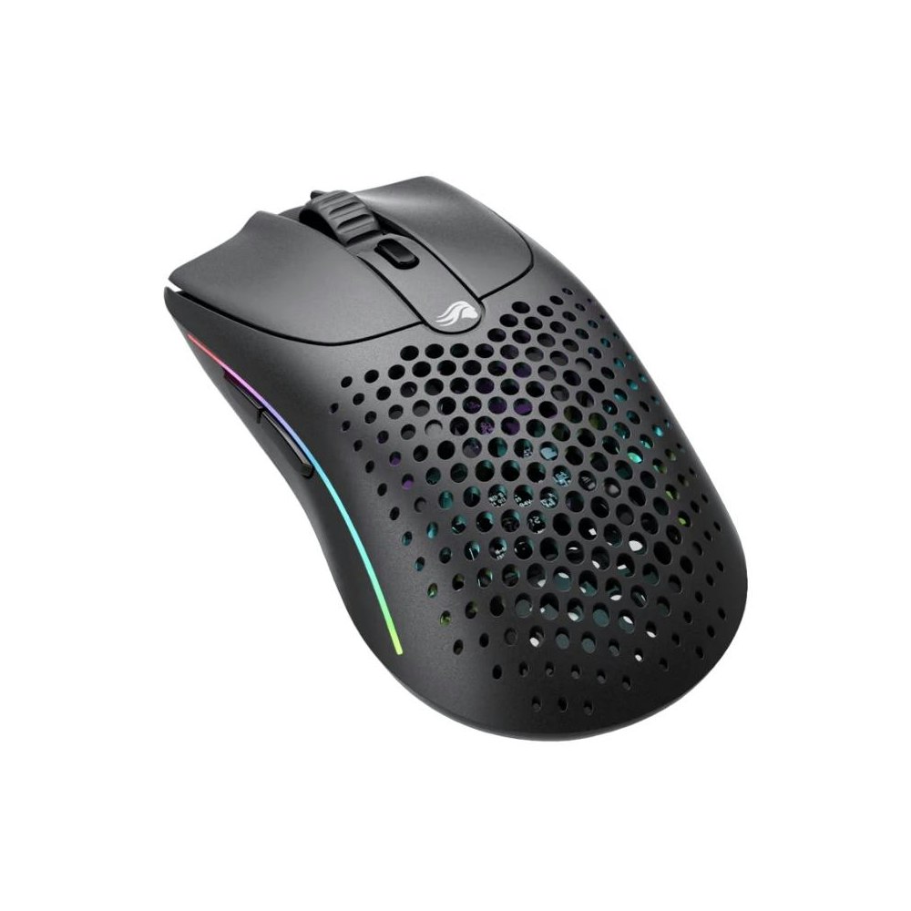 A large main feature product image of Glorious Model O 2 Ambidextrous Wireless Gaming Mouse - Matte Black