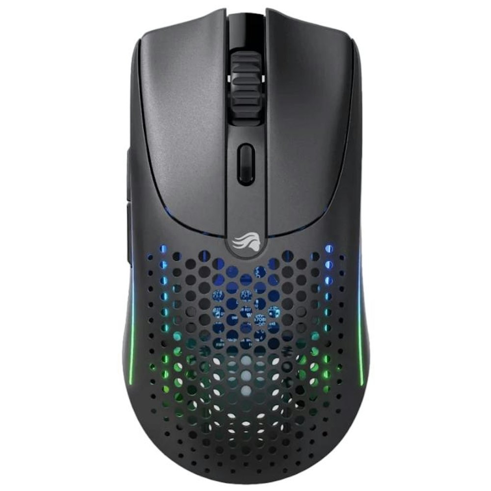 A large main feature product image of Glorious Model O 2 Ambidextrous Wireless Gaming Mouse - Matte Black