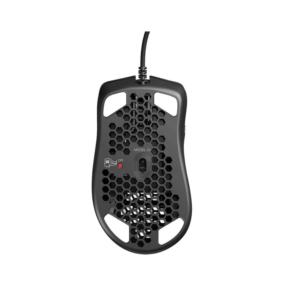 A large main feature product image of Glorious Model D Minus Wired Gaming Mouse - Matte Black