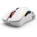 A product image of Glorious Model D Ergonomic Wireless Gaming Mouse - Matte White