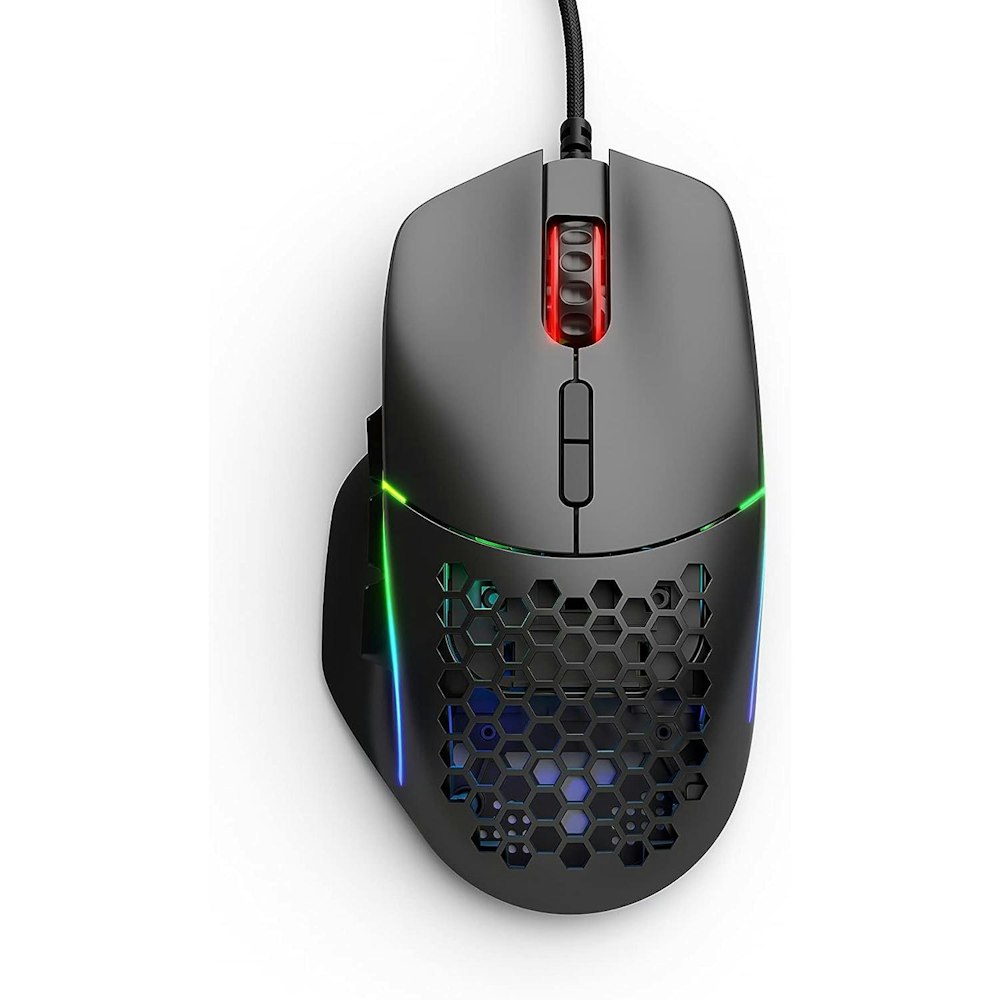 A large main feature product image of Glorious Model I Wired Gaming MMO Mouse - Matte Black