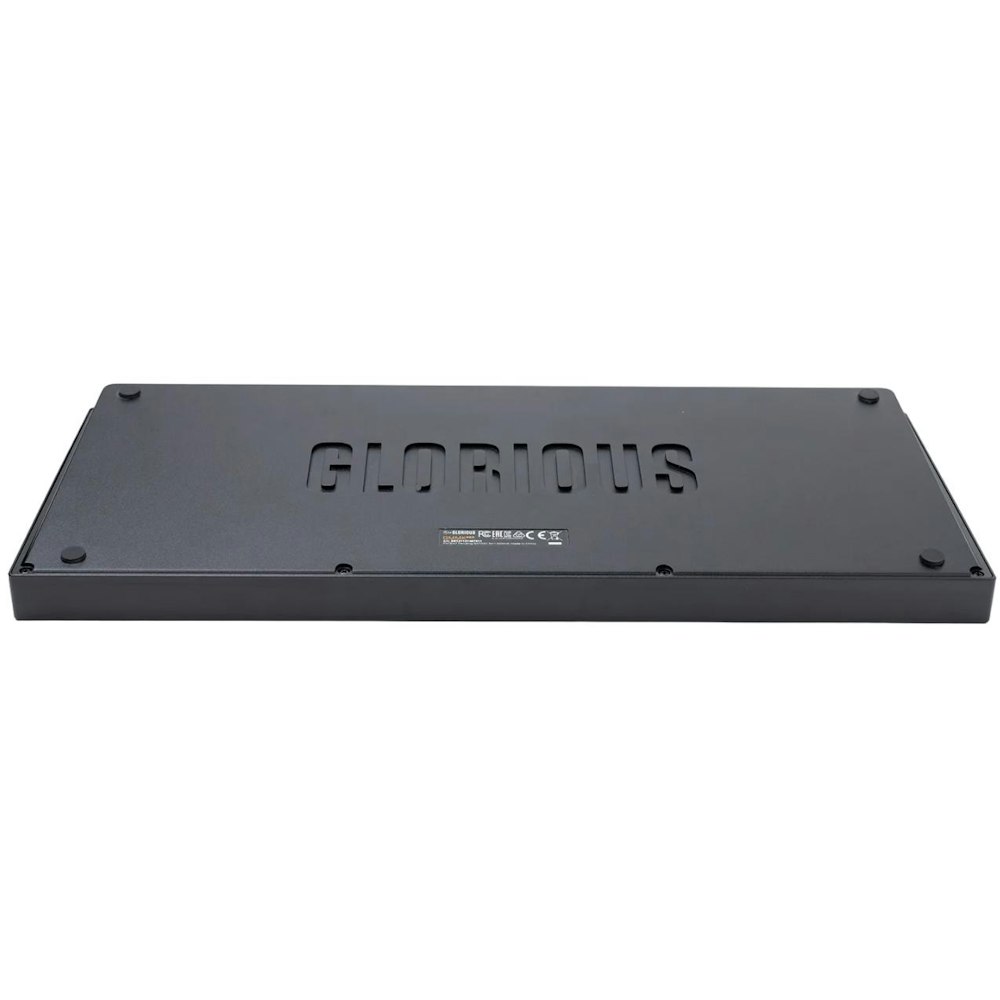 A large main feature product image of Glorious GMMK Pro 75% Mechanical Keyboard - Black Slate (Barebones)