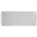 A product image of Glorious GMMK Pro 75% Mechanical Keyboard - White Ice (Barebones)