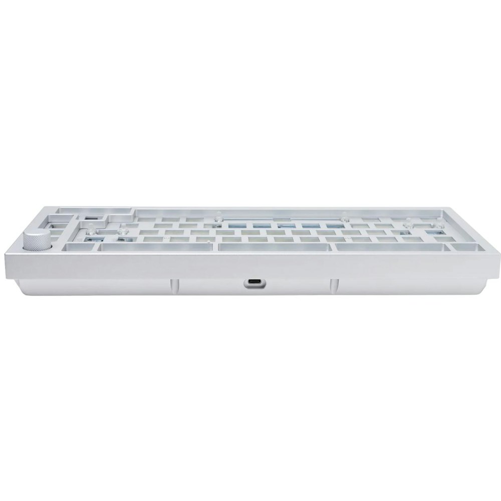 A large main feature product image of Glorious GMMK Pro 75% Mechanical Keyboard - White Ice (Barebones)