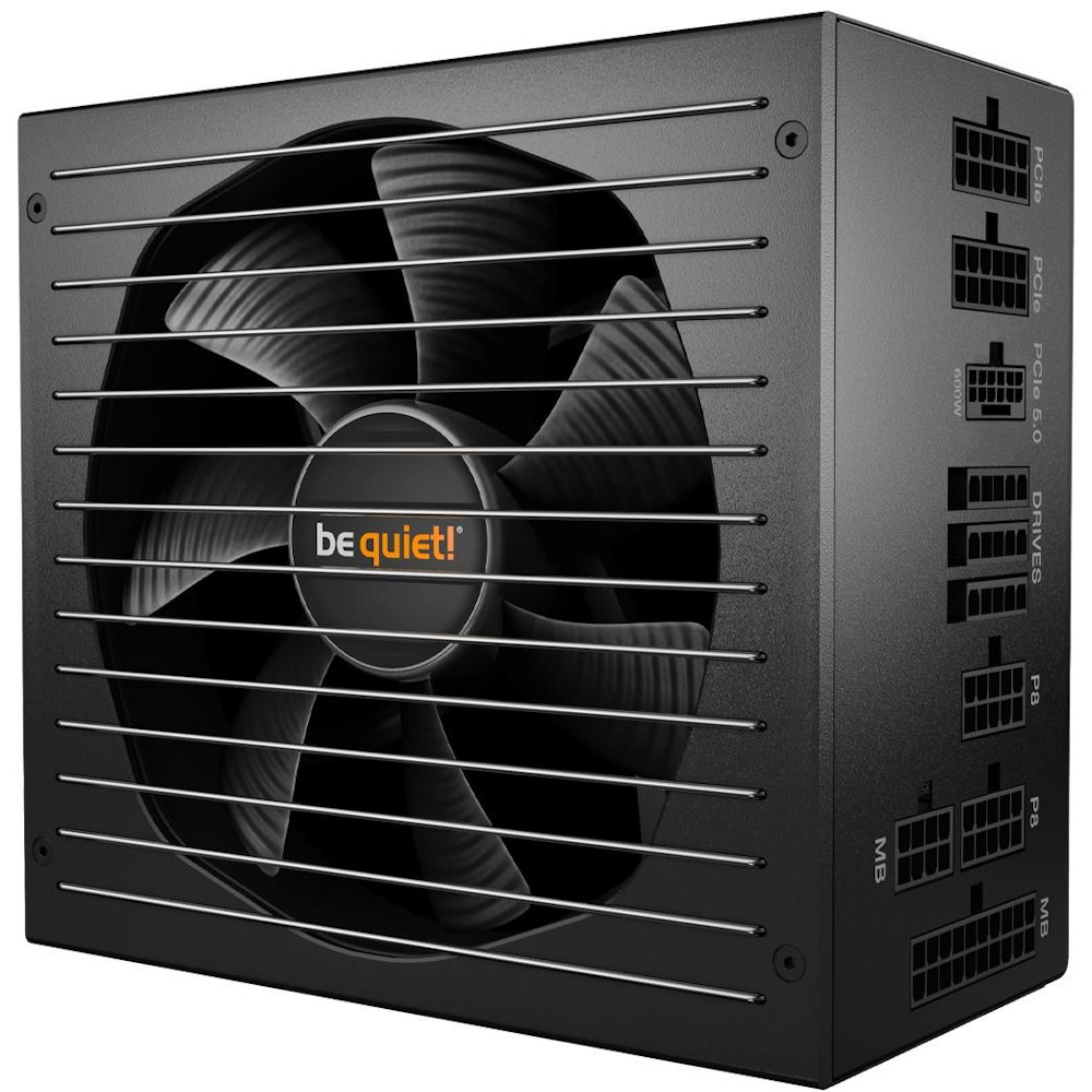 A large main feature product image of be quiet! Straight Power 12 850W Platinum PCIe 5.0 Modular PSU