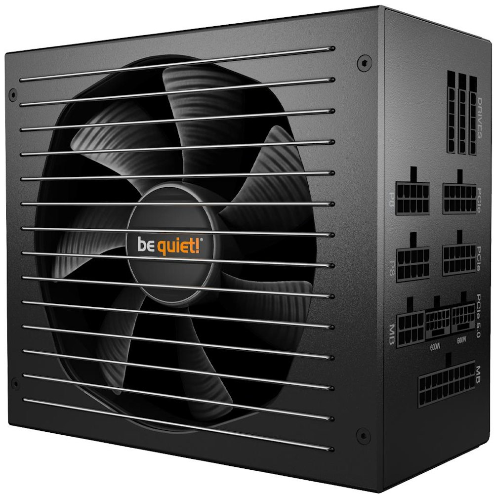 A large main feature product image of be quiet! Straight Power 12 1200W Platinum PCIe 5.0 Modular PSU