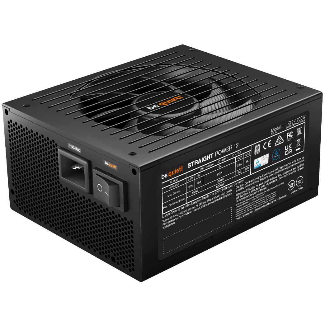 A large main feature product image of be quiet! STRAIGHT POWER 12 1200W Platinum PCIe 5.0 ATX Modular PSU
