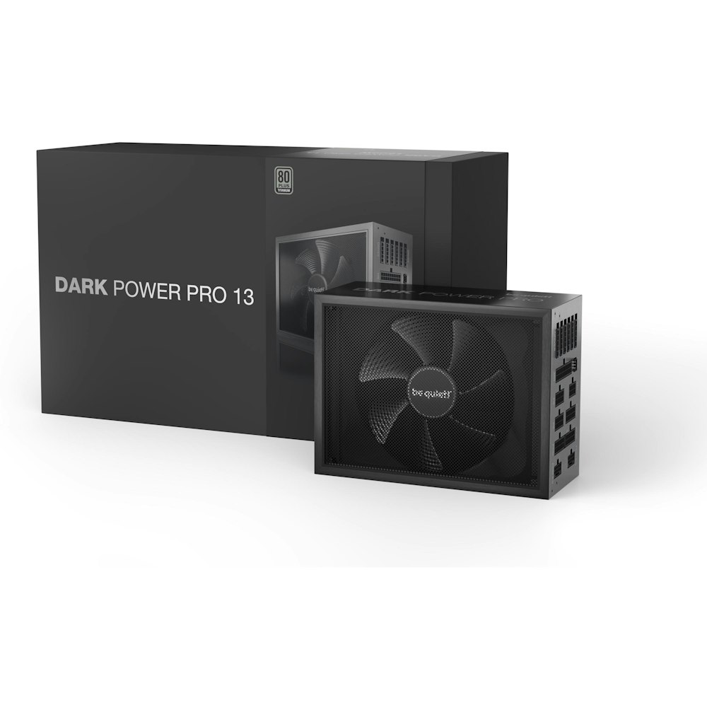 A large main feature product image of be quiet! Dark Power Pro 13 1300W Titanium PCIe 5.0 Modular PSU