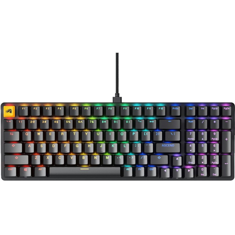 A large main feature product image of Glorious GMMK 2 96% Mechanical Keyboard - Black (Prebuilt)