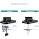 A small tile product image of mbeat Activiva ErgoLife Dual Monitor Steel Gas Spring Monitor Arm
