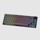 A small tile product image of Fantech MAXFIT67 Wireless Bluetooth Mechanical Keyboard 65% Hot-Swap RGB Backlit Gaming PC Keyboard with Knob (Black) (Gateron Cap Milky Yellow)