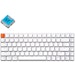 A product image of Keychron K3 V2 RGB Low Profile Hot-Swappable 75% Wireless Mechanical Keyboard - White (Blue Switch)