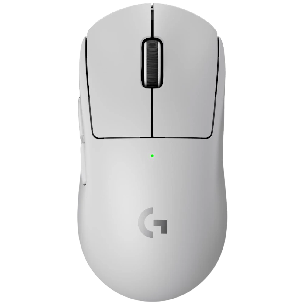 A large main feature product image of Logitech G PRO X SUPERLIGHT 2 LIGHTSPEED Wireless 60g Lightweight Gaming Mouse (White)