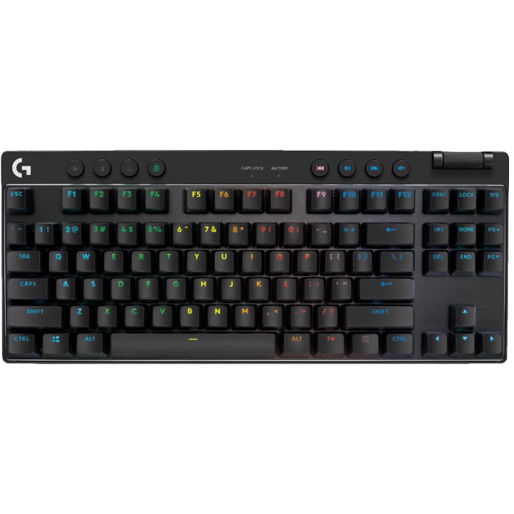 Logitech G PRO X TKL LIGHTSPEED Wireless Mechanical Gaming Keyboard (Black)
