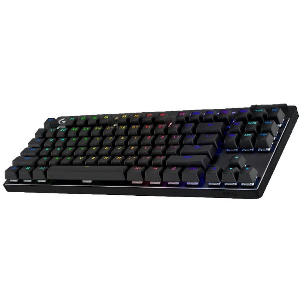 A large main feature product image of Logitech G PRO X TKL Lightspeed Wireless Gaming Keyboard - Black