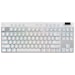 A product image of Logitech G PRO X TKL Lightspeed Wireless Gaming Keyboard - White