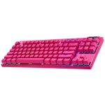 A small tile product image of Logitech G PRO X TKL Lightspeed Wireless Gaming Keyboard - Magenta