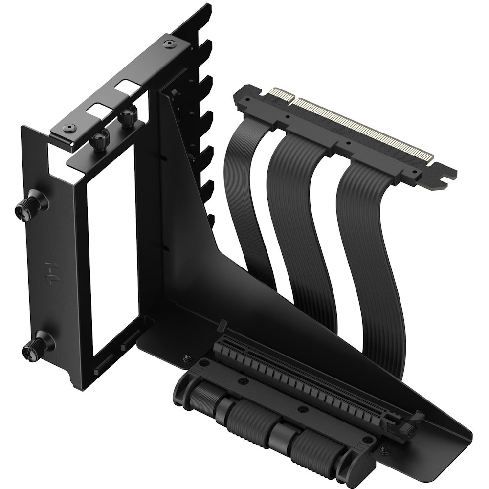 A large main feature product image of Fractal Design Flex 2 PCIe 4.0 x16 Vertical GPU Riser with Bracket - Black