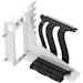 A product image of Fractal Design Flex 2 PCIe 4.0 x16 Vertical GPU Riser with Bracket - White