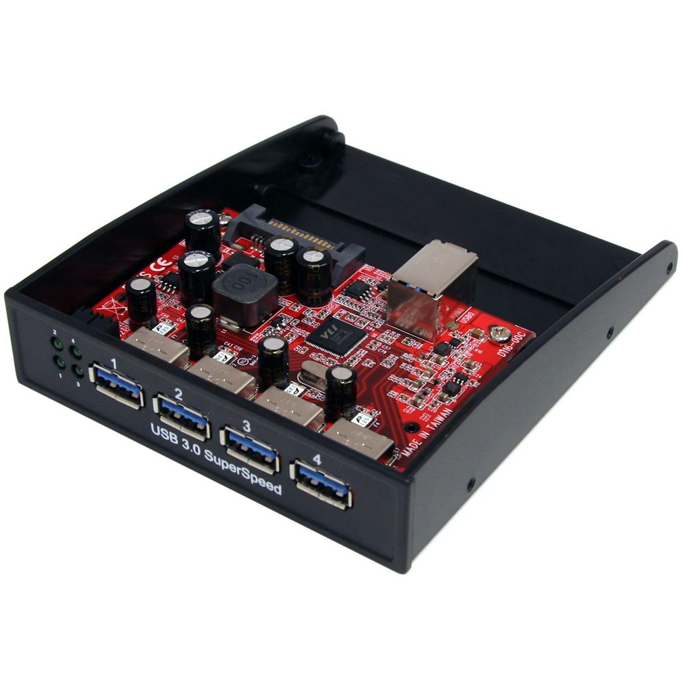Startech USB 3.0 Front Panel 4 Port Hub - 3.5 Bay
