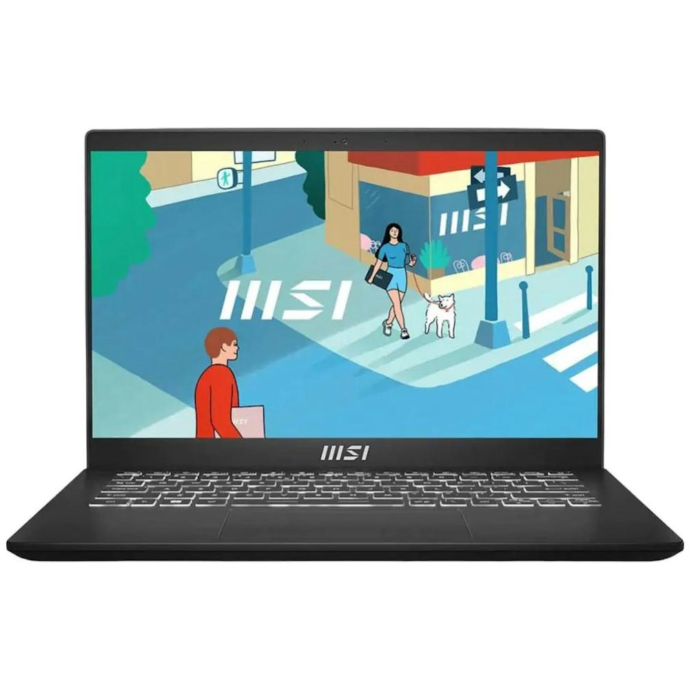 A large main feature product image of MSI Modern 14 (C13M) - 14" 13th Gen i5, 16GB/1TB - Win 11 Notebook