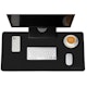 A small tile product image of Simplecom MA084 Desk Mouse Pad Non-Slip PU Leather - Black
