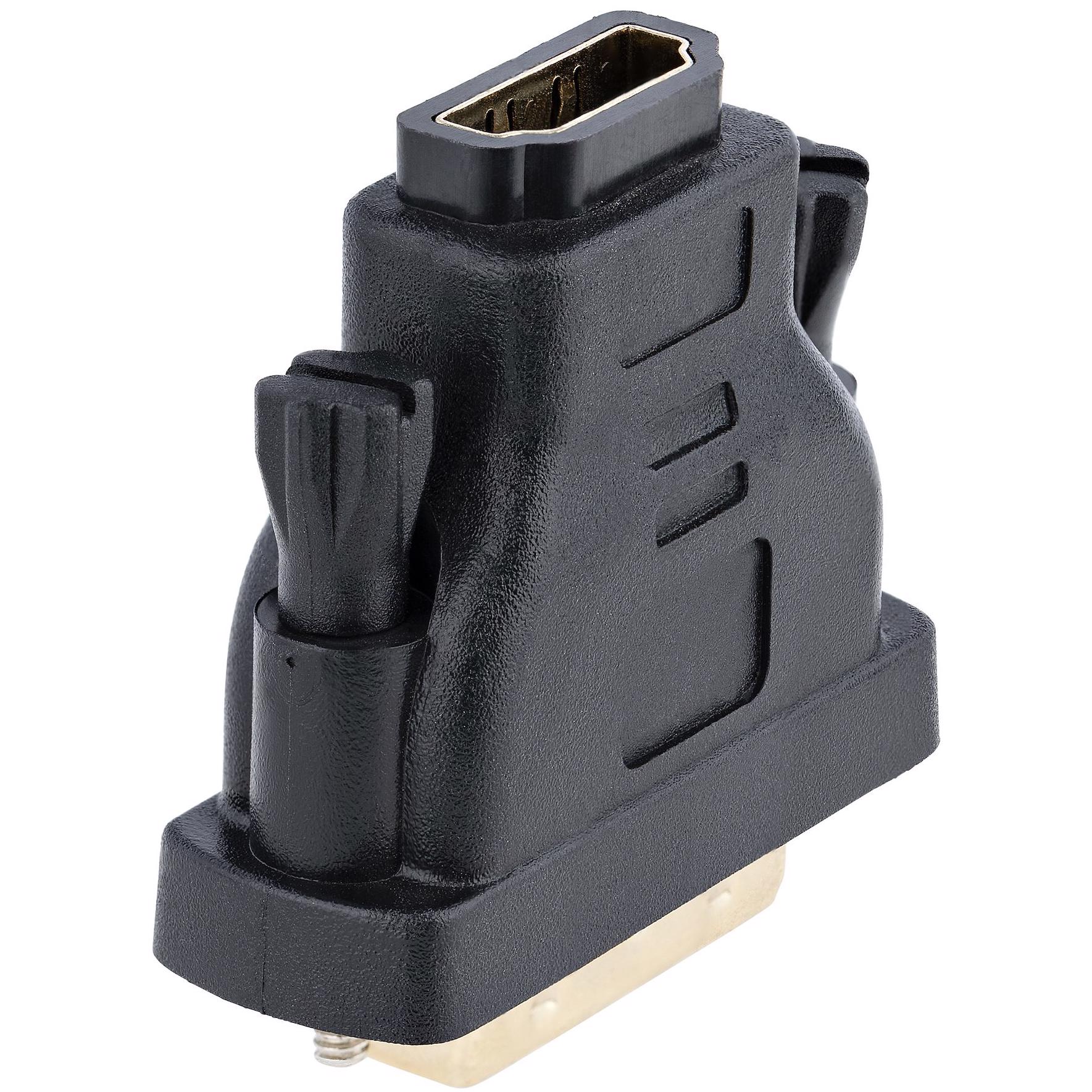 A large main feature product image of Startech HDMI to DVI-D Video Cable Adapter - F/M