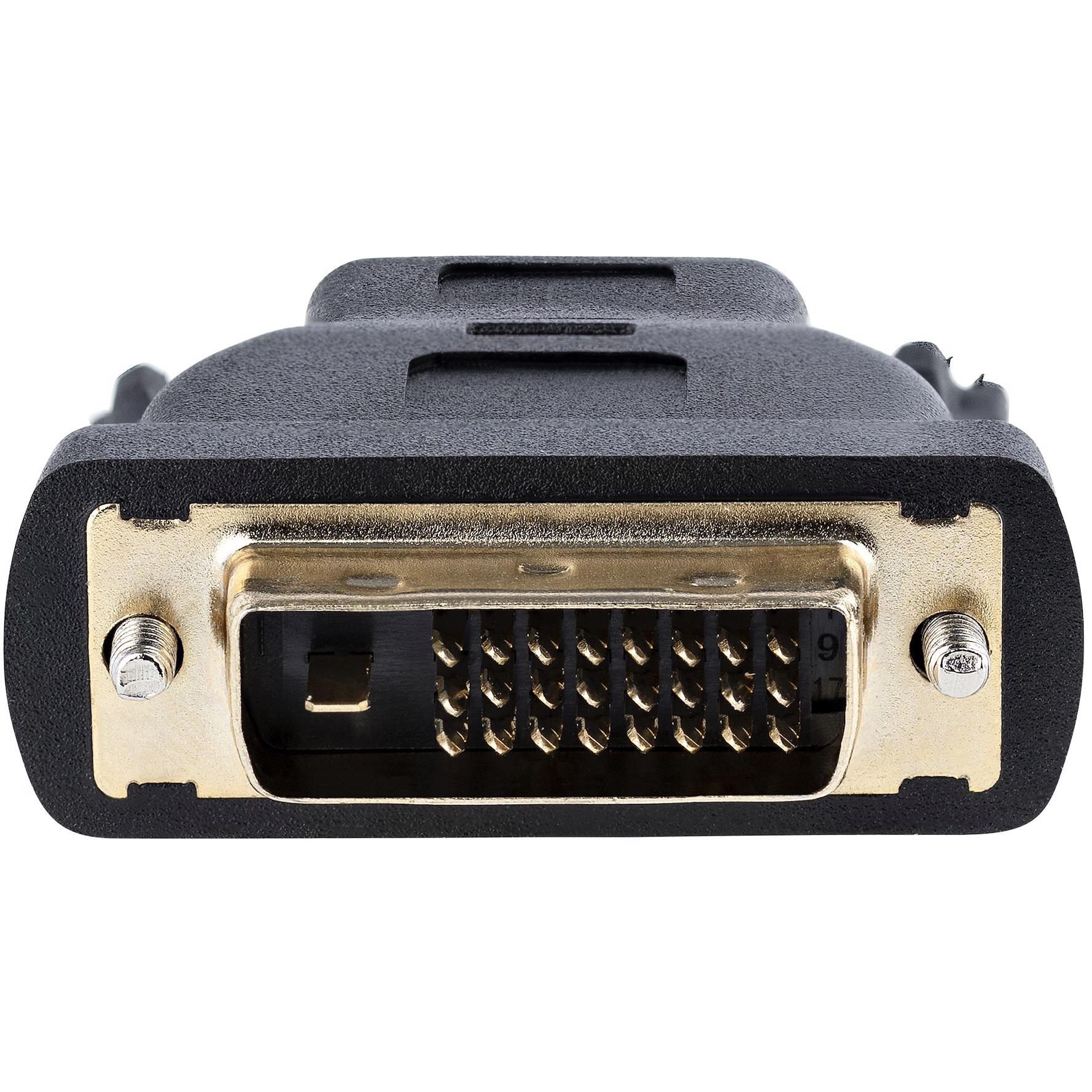 A large main feature product image of Startech HDMI to DVI-D Video Cable Adapter - F/M