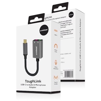 Product image of mBeat Elite USB-C to 3.5mm Audio and Microphone Adapter - Click for product page of mBeat Elite USB-C to 3.5mm Audio and Microphone Adapter