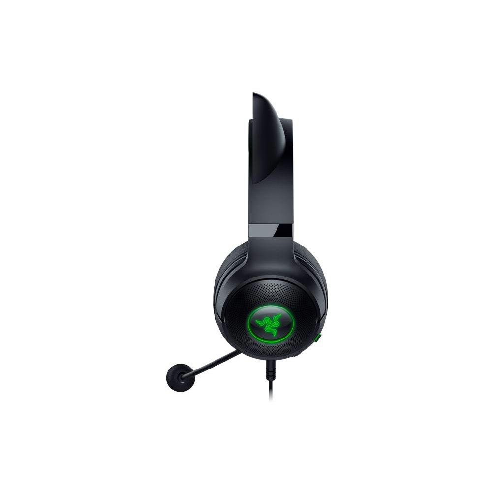 A large main feature product image of Razer Kraken Kitty V2 - USB Gaming Headset (Black)