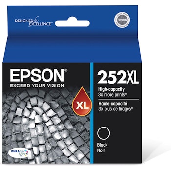 Product image of Epson DURABrite Ultra 252XL High Capacity Black Cartridge - Click for product page of Epson DURABrite Ultra 252XL High Capacity Black Cartridge