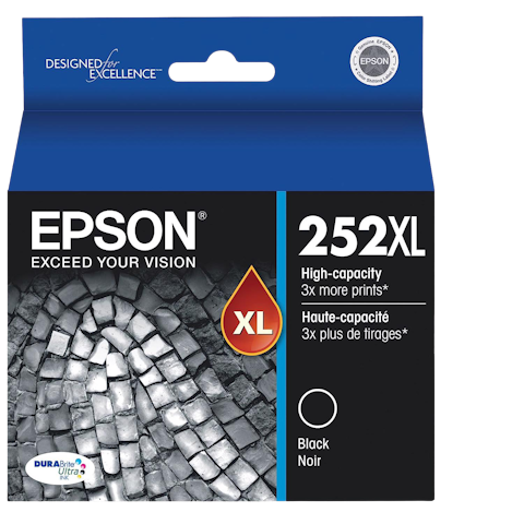 Epson DURABrite Ultra 252XL High Capacity Black Cartridge