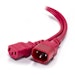 A product image of ALOGIC 1.5m IEC C13 to IEC C14 Computer Power Extension Cord Male to Female Red