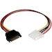 A product image of Startech SATA to LP4 Power Cable Adapter F-M 0.3M Cable