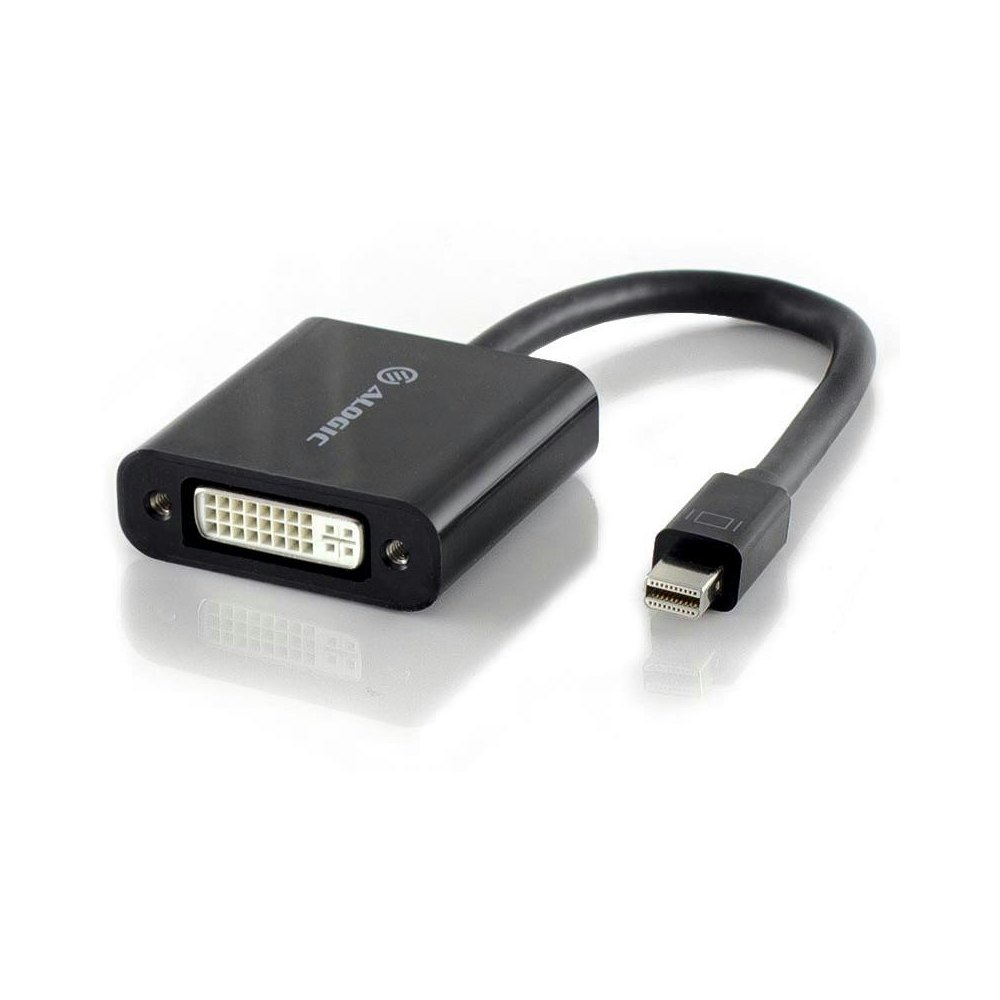 A large main feature product image of ALOGIC 20cm ACTIVE Mini DisplayPort to DVI Adapter Male to Female