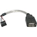 A product image of Startech USBMBADAPT USB A to USB 4 Pin Header 15cm Cable
