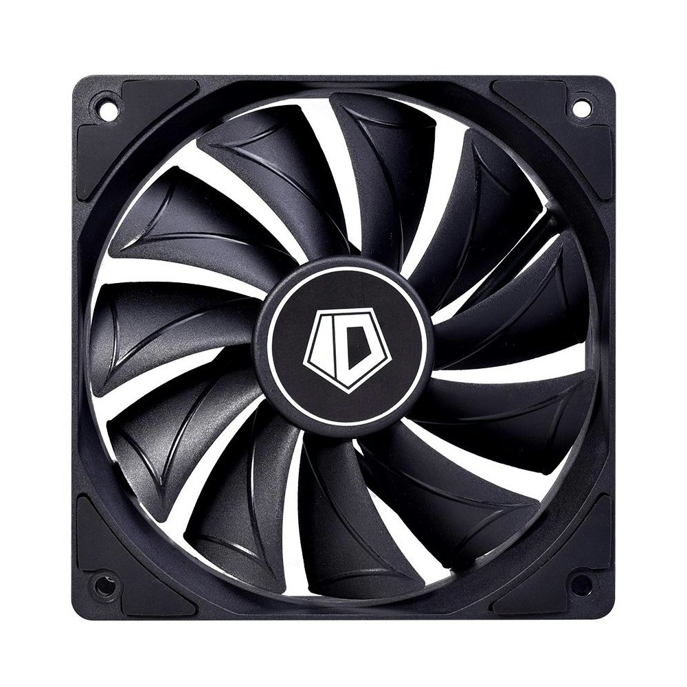 A large main feature product image of ID-COOLING FrostFlow X 120 White LED AIO CPU Liquid Cooler