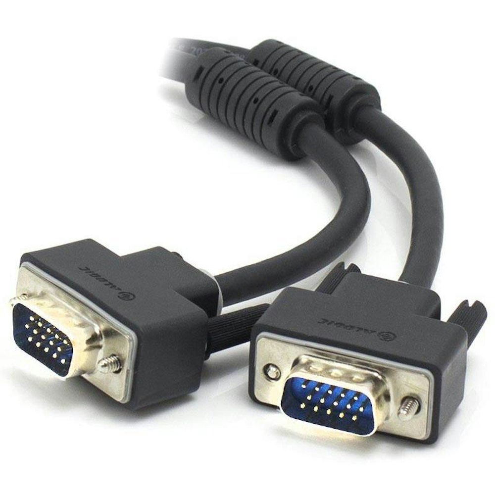A large main feature product image of ALOGIC Premium Shielded VGA/SVGA 10m Monitor Cable w/Filter