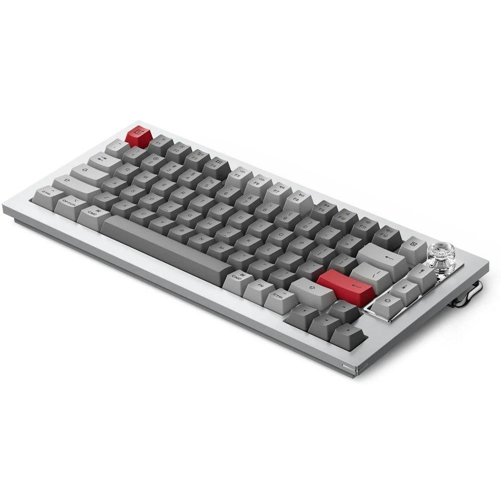 A large main feature product image of Keychron 81 Pro Dark Grey RGB Wireless Mechanical Keyboard (Tactile Switch)