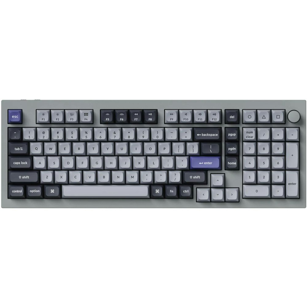 A large main feature product image of Keychron Q5 Pro Custom Wireless RGB Mechanical Keyboard (Brown Switch)