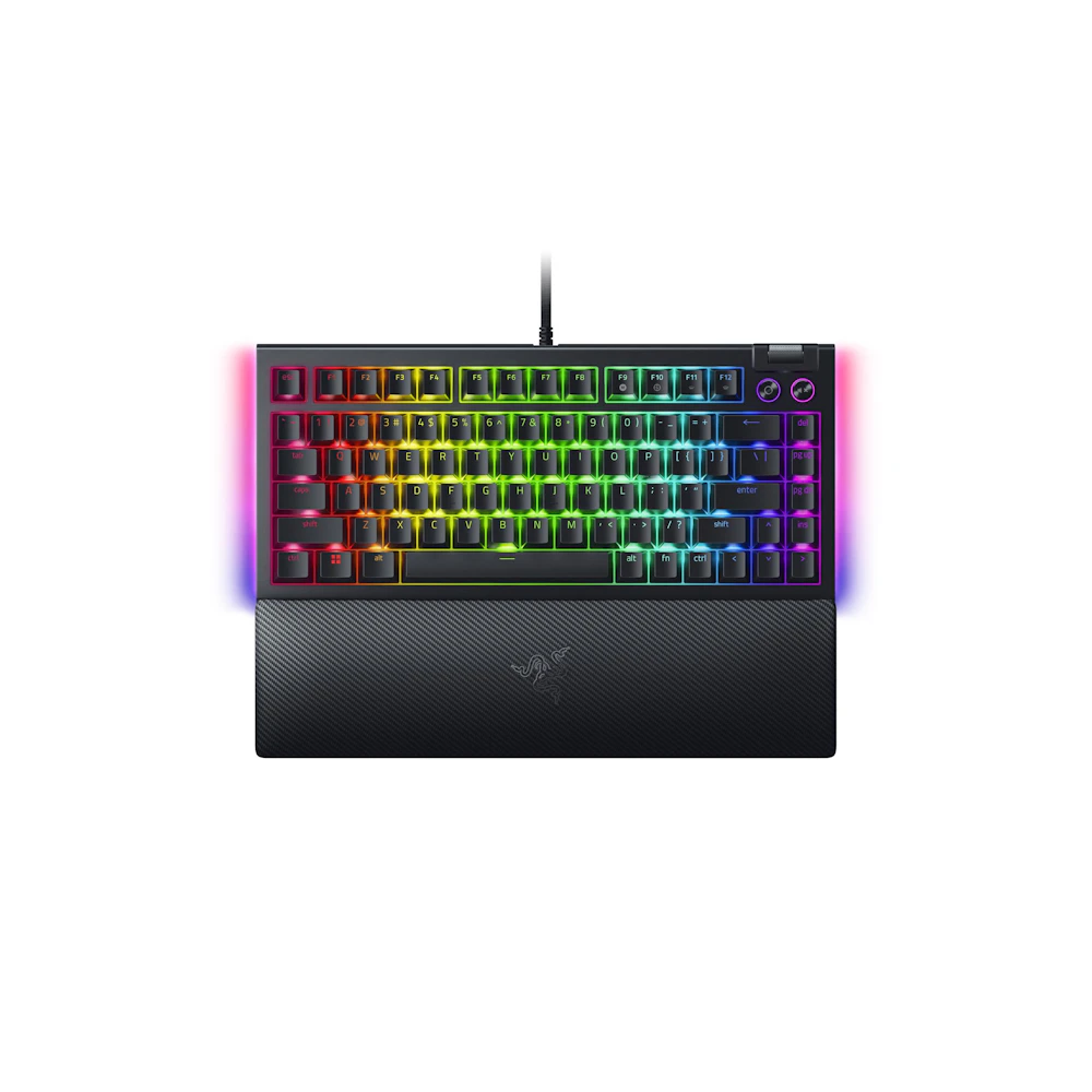 Razer BlackWidow V4 75% - Compact Mechanical Gaming Keyboard (Black)