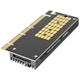 A small tile product image of Simplecom EC415B NVMe M.2 SSD to PCIe x4 x8 x16 Expansion Card with Aluminium Heat Sink - Black